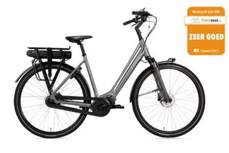 De Multicycle Solo EMI, een fraaie elektrische fiets voor in de stad.  Aantrekkelijk geprijsd. - Fietsen van Stenis: fietsenwinkel Zutphen en  Warnveld, deskundig advies