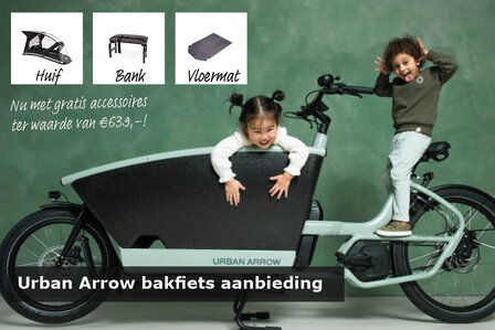 aanbieding Urban Arrow Family elektrische bakfiets 