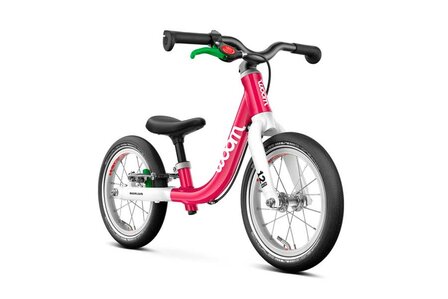 Woom GO 1 loopfiets hot pink