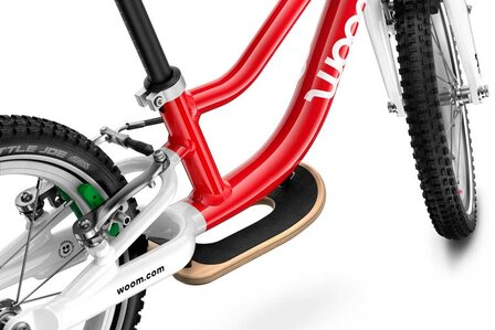 Woom GO 1 loopfiets surfboard