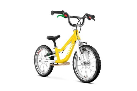 Woom Go1 loopfiets geel