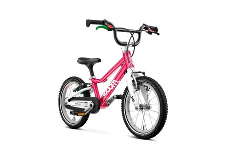 Woom GO 2 kinderfiets pink