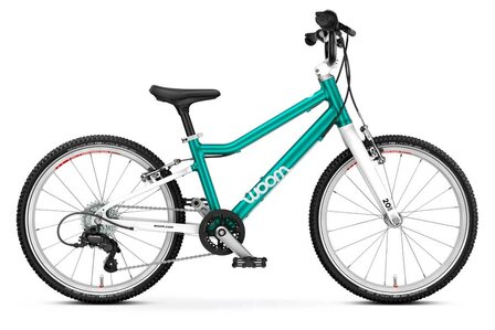 Woom Go 4 kinderfiets metallic green