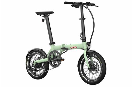 UTO OG16 elektrische vouwfiets saliegroen