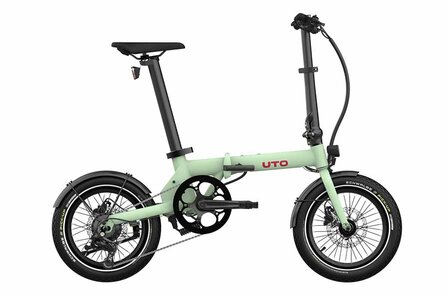 UTO OG16 elektrische vouwfiets saliegroen
