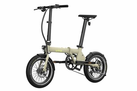 UTO OG16 elektrische vouwfiets zand creme