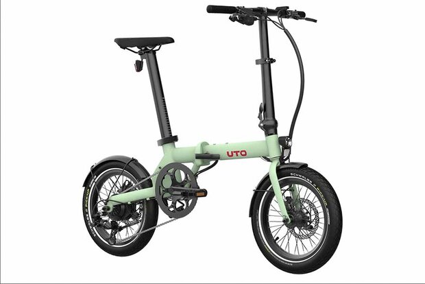 UTO OG16 elektrische vouwfiets saliegroen