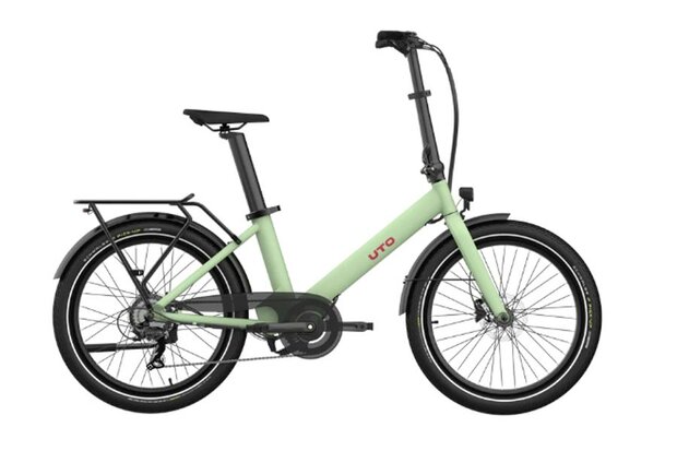 UTO OG24 elektrische vouwfiets saliegroen