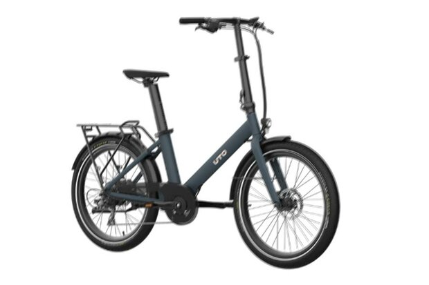 UTO OG24 elektrische vouwfiets zwart