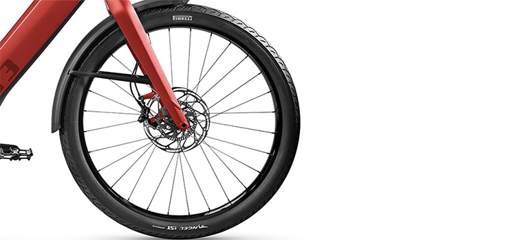 Stromer ST3 Pinion riemaandrijving rood ABS