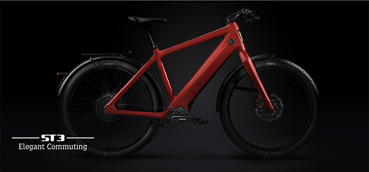 Stromer ST3 Pinion riemaandrijving rood